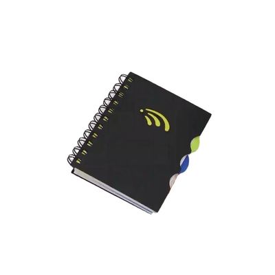 PPカバー A5 プロジェクトノートブック 横線内面ページと彩色のPP分割器